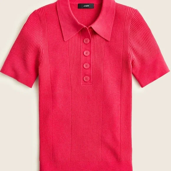 J.Crew Knit Collar Sweater short-sleeved - Picture 8 of 8